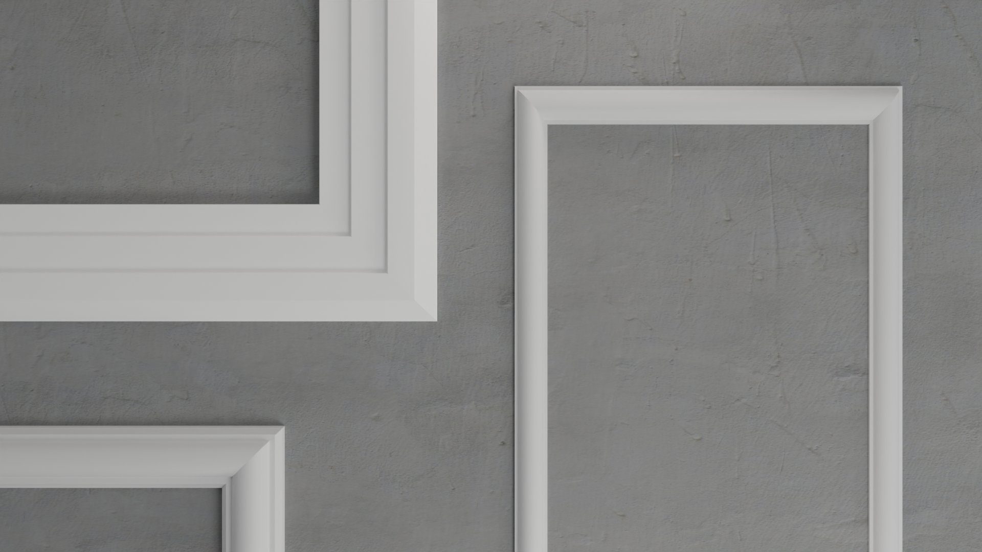 Hexim Zierleiste Wandleiste glatt FG1, 2 Meter Wandleisten aus Styropor (XPS) - Hochwertige Stuckleisten leicht & robust im modernen Design - Styroporleiste