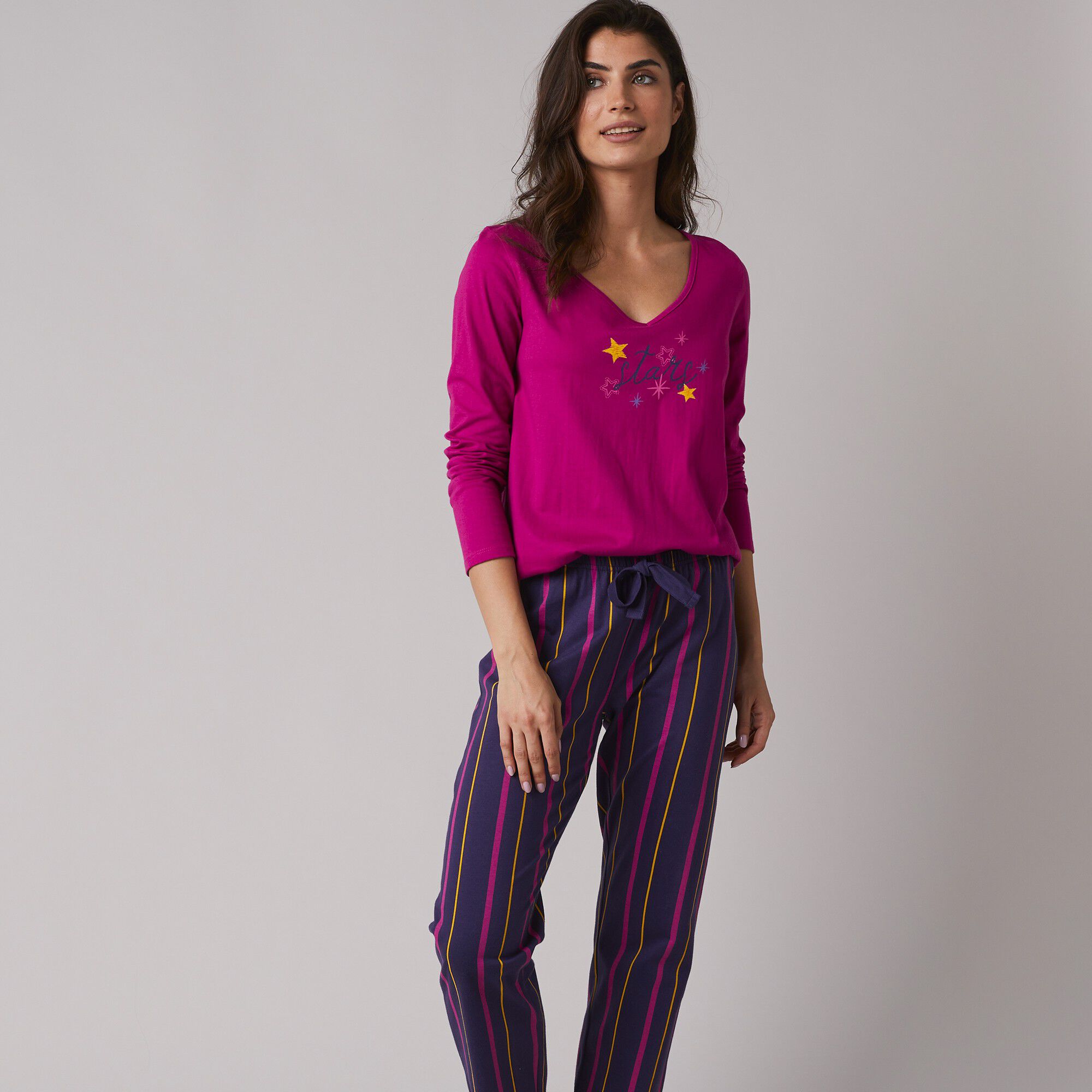 T-shirt de pyjama manches longues imprimé Estrella