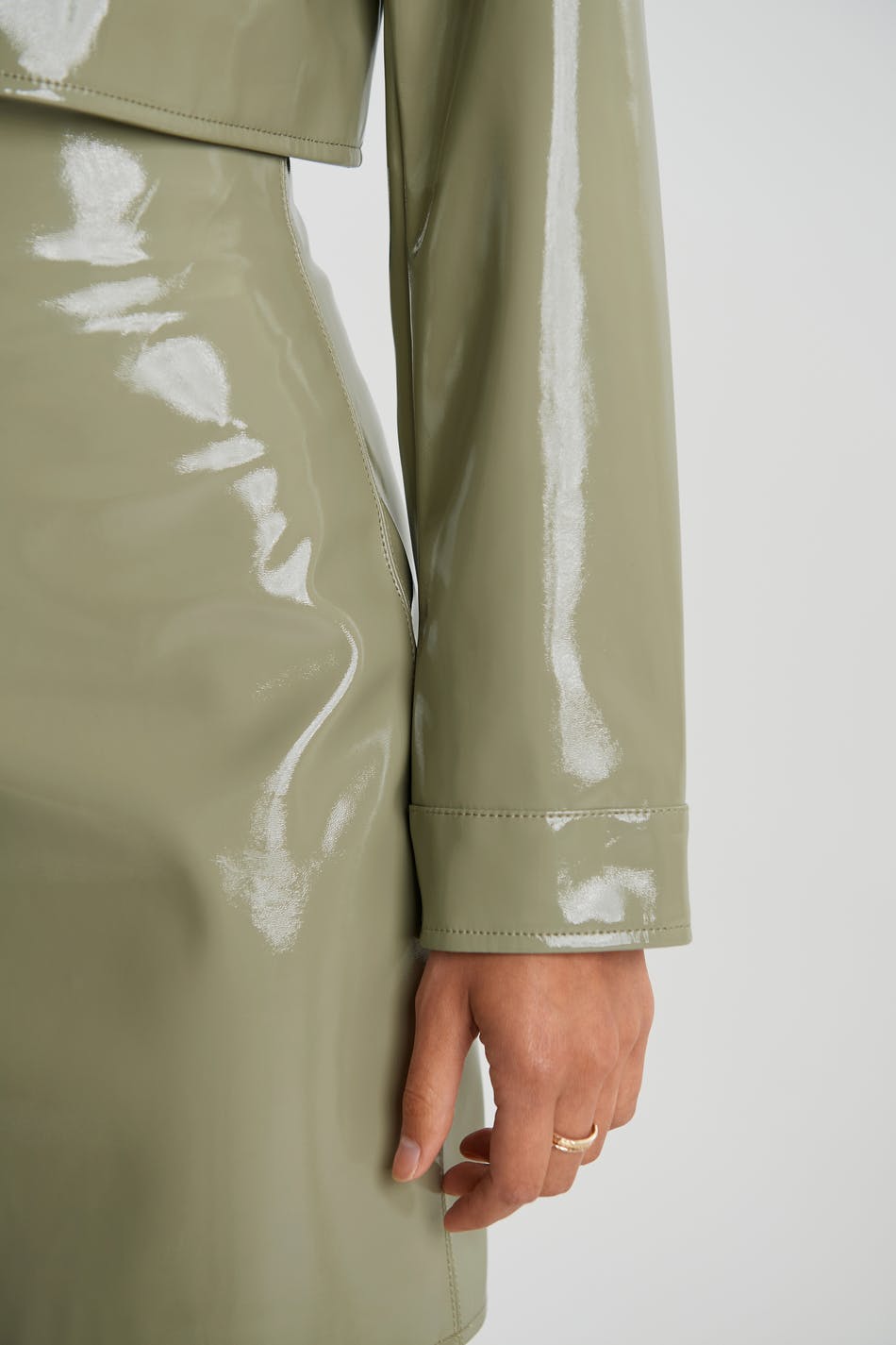 Cassidy vinyl skirt