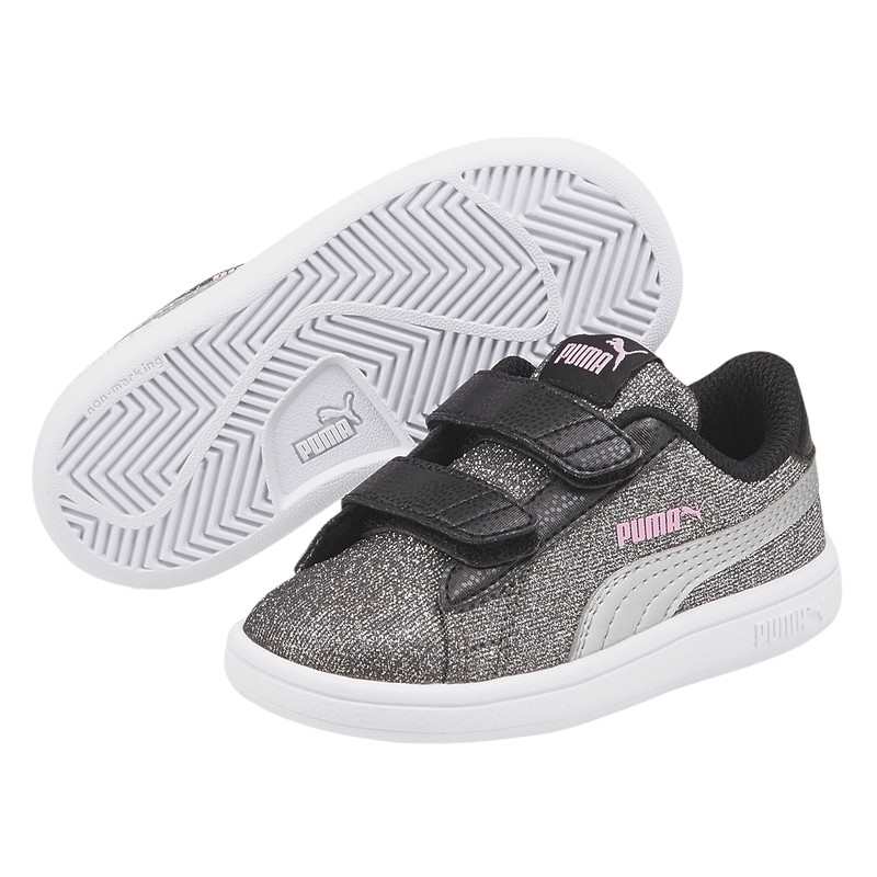 Baskets cuir Smash V2 Glitz