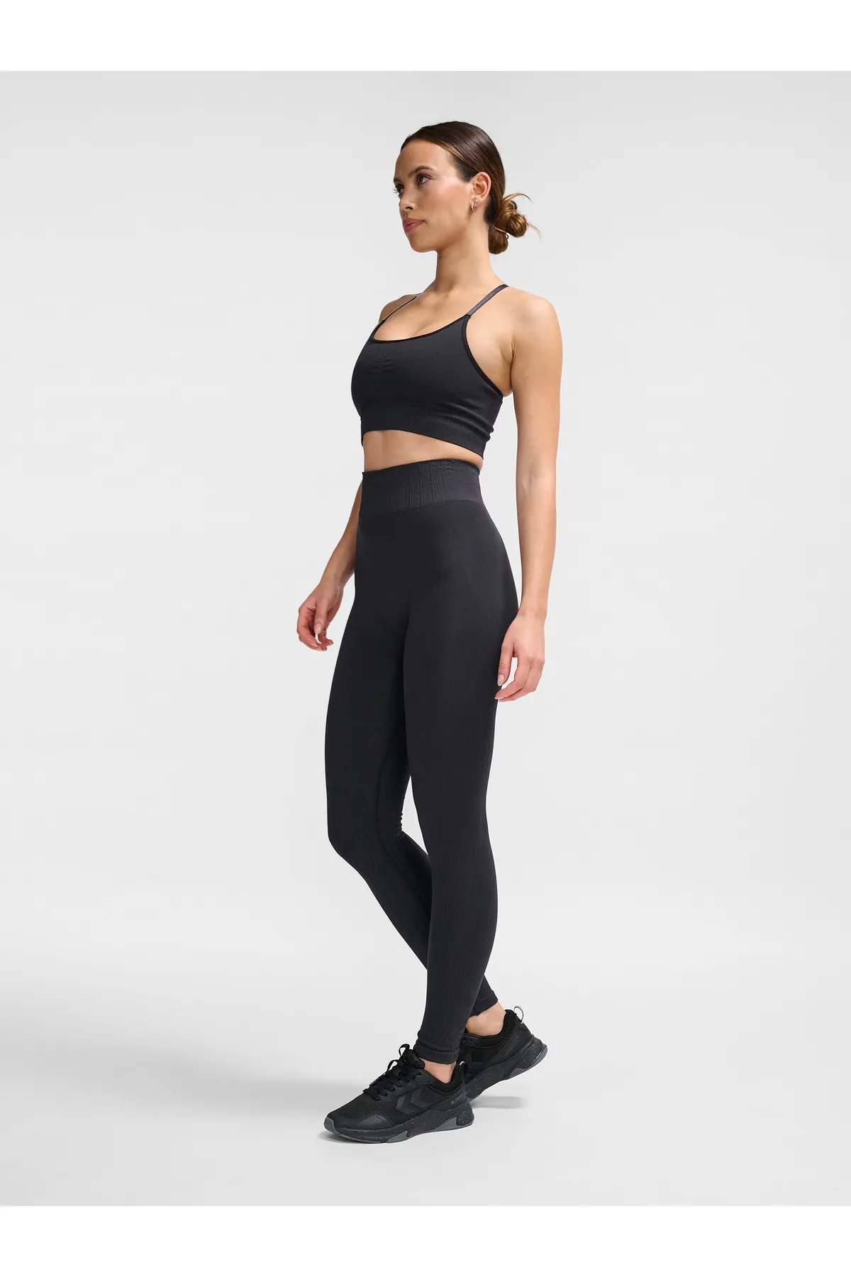 hummel  Sport-Leggings - Schwarz - Mittlerer Bund