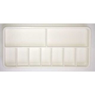 Vallejo Model Color: Malpalette Plastik rechteckig 18x8,5 cm