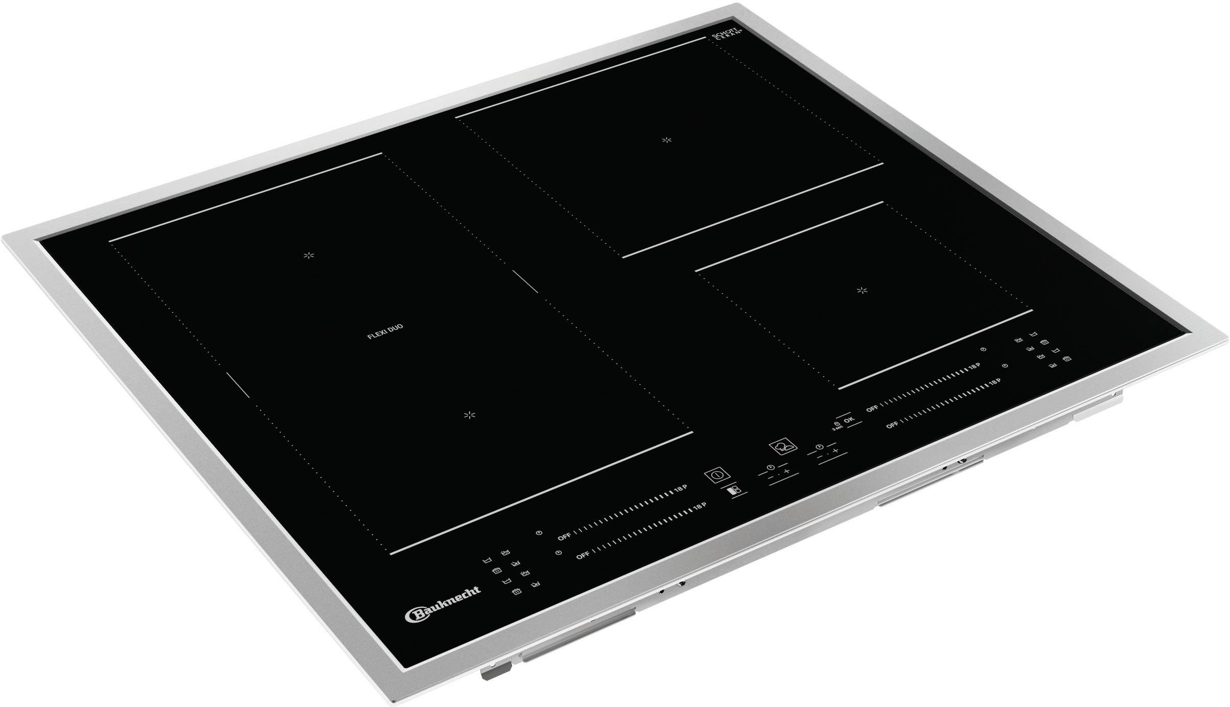 BAUKNECHT Flex-Induktions-Kochfeld von SCHOTT CERAN® BS 7160C FT
