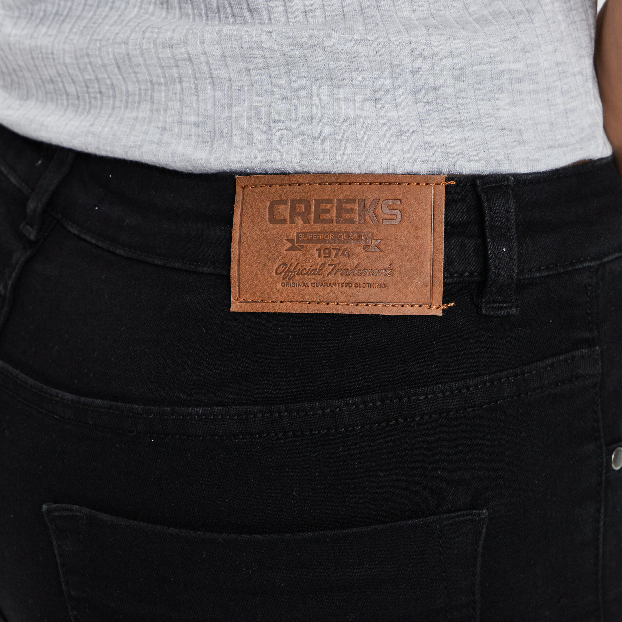 Jeans flare taille standard denim noir femme | La Halle