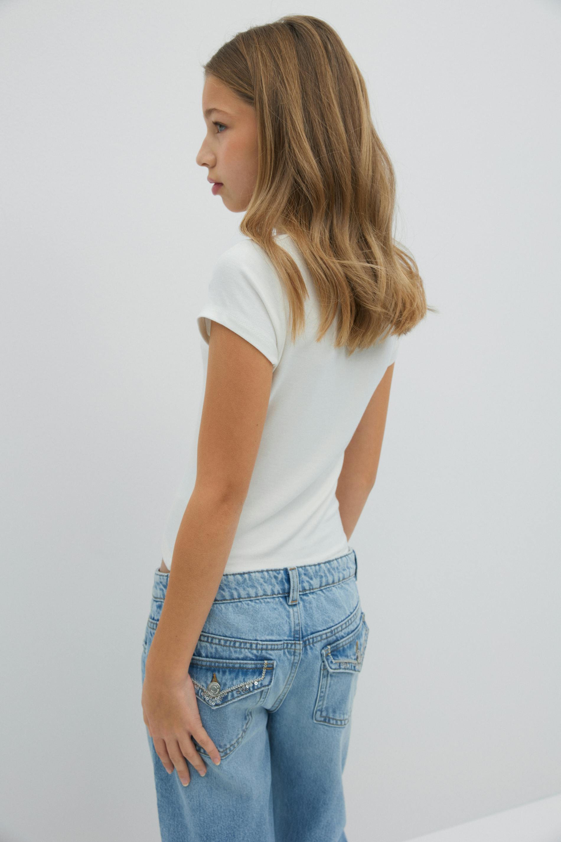 Y scandi short sleeve top