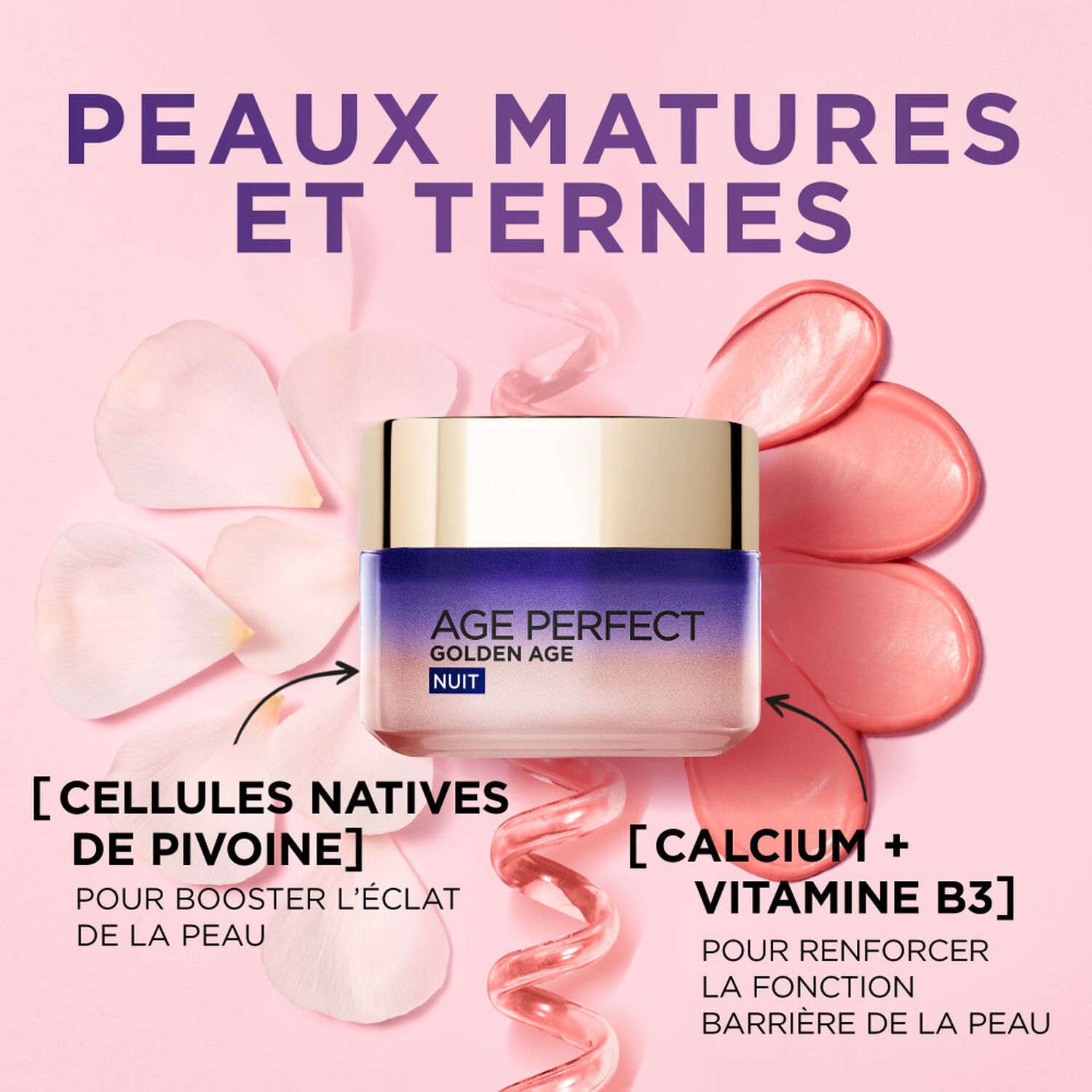 L'Oréal Paris Age Perfect Golden Age Crème de Nuit Anti-Âge