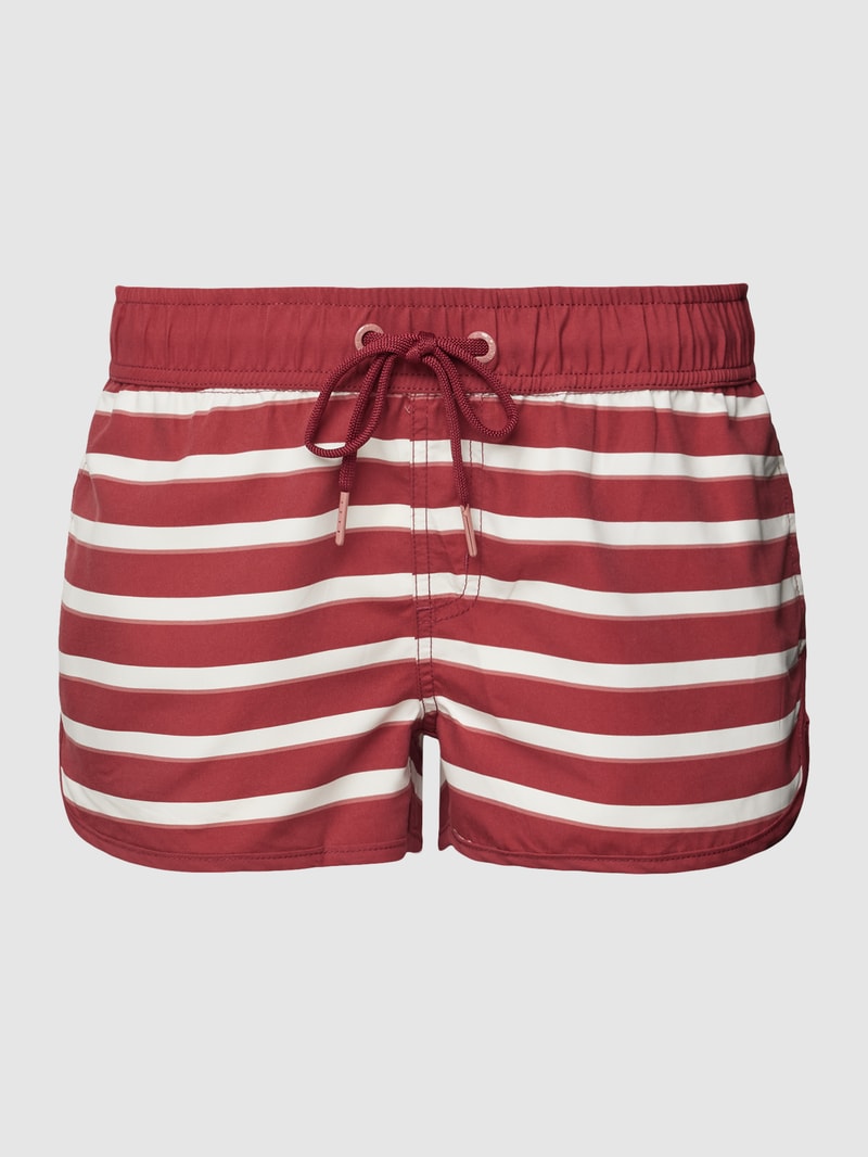 Bikini mit Streifenmuster Modell 'BRELA' in bordeaux rot