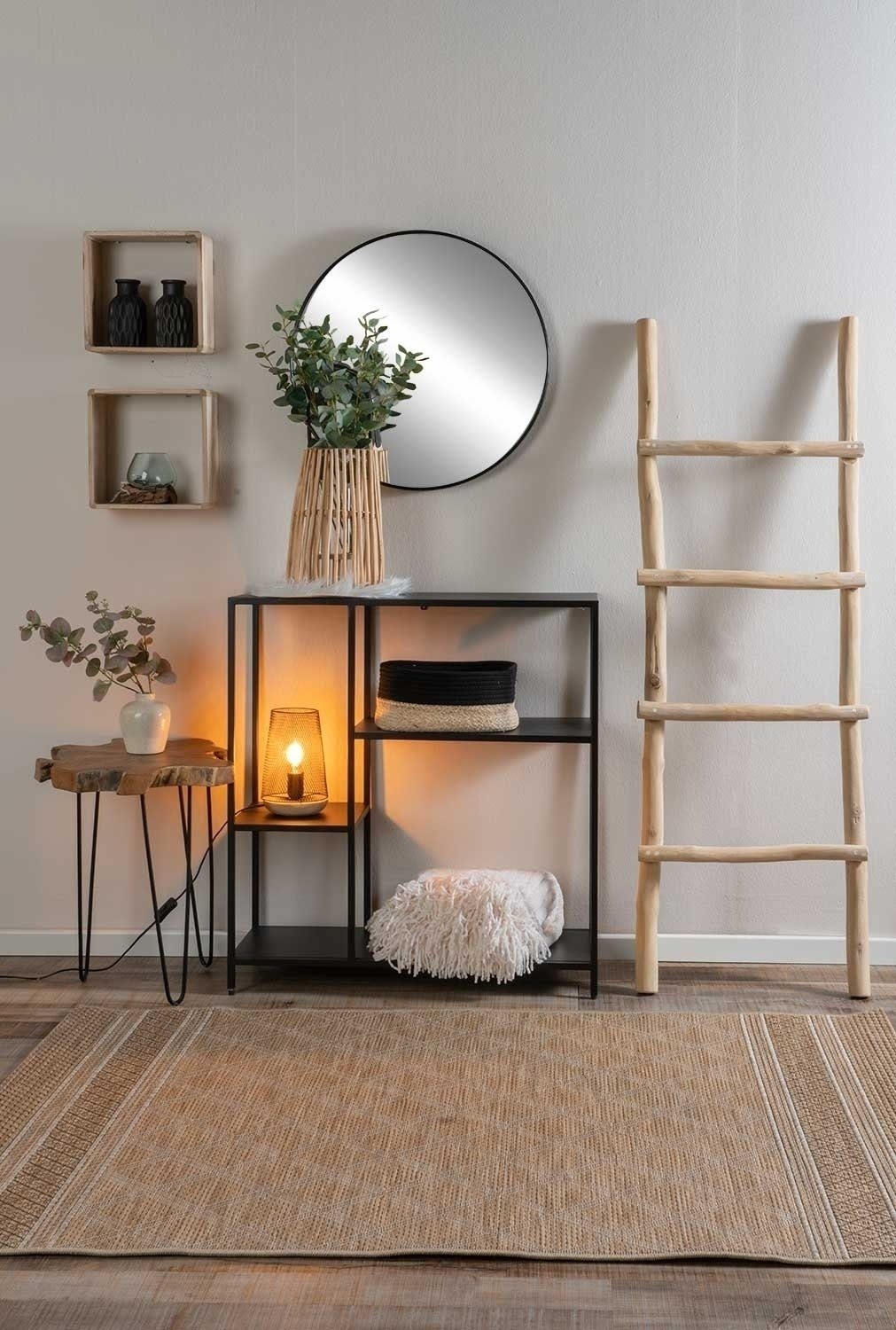 Dekoleiter DELIA, B 50 x H 150 cm, Holz, mit 4 Stufen