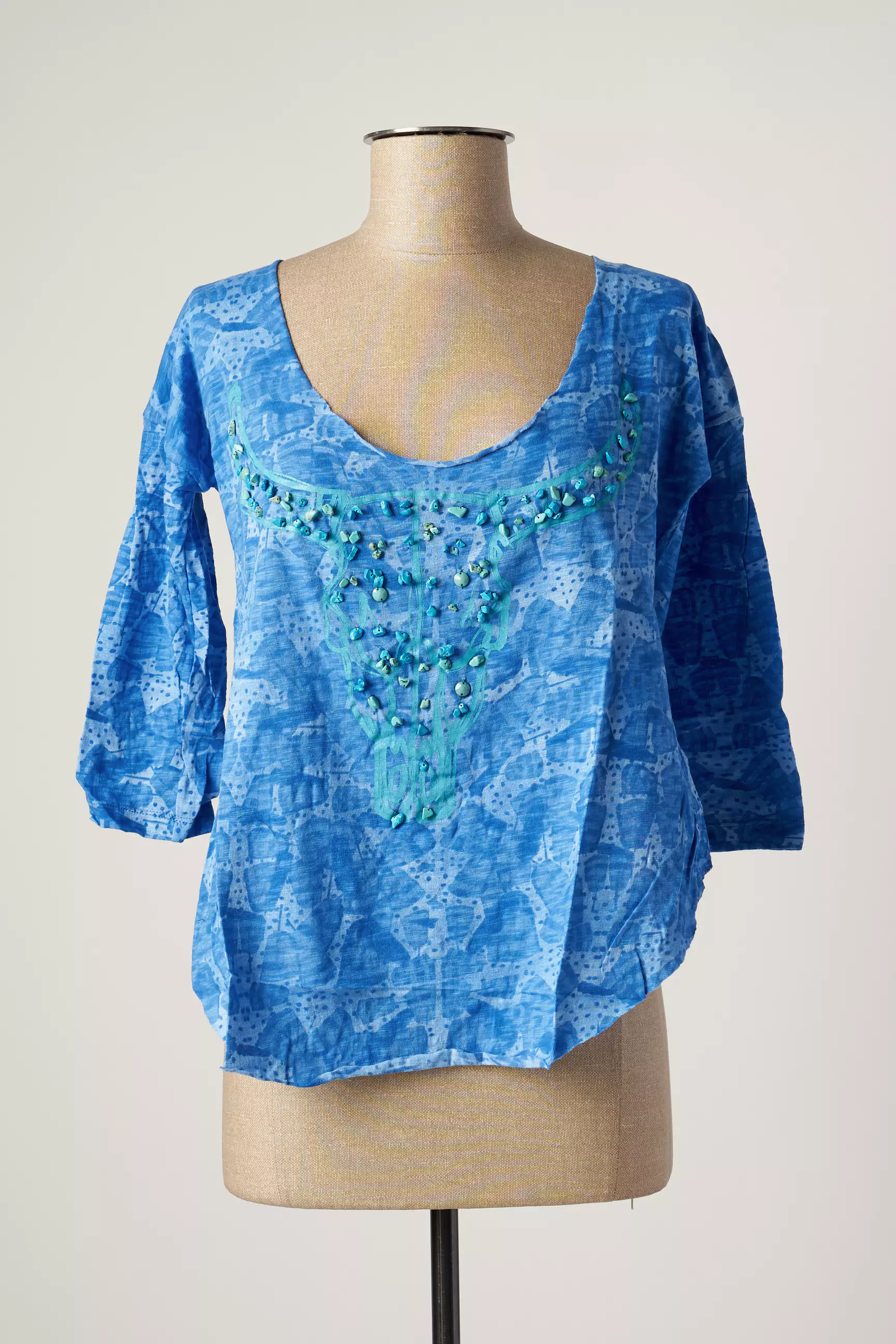 Ema Tesse Tshirts Femme couleur bleu