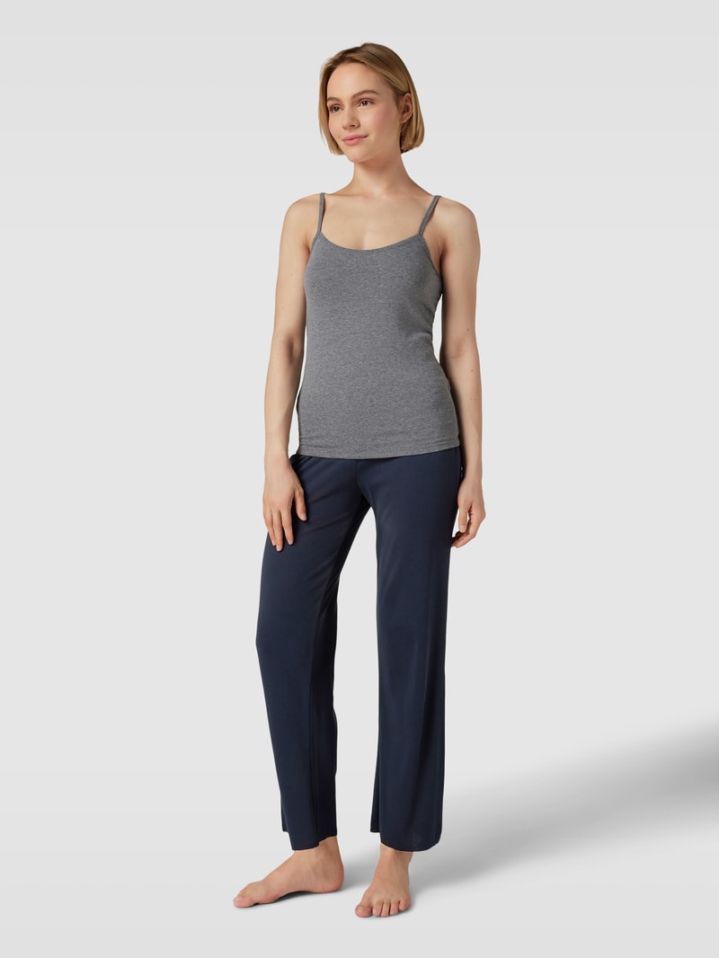 Pyjama-Hose mit elastischem Bund Modell 'Summer Sensation' in marineblau