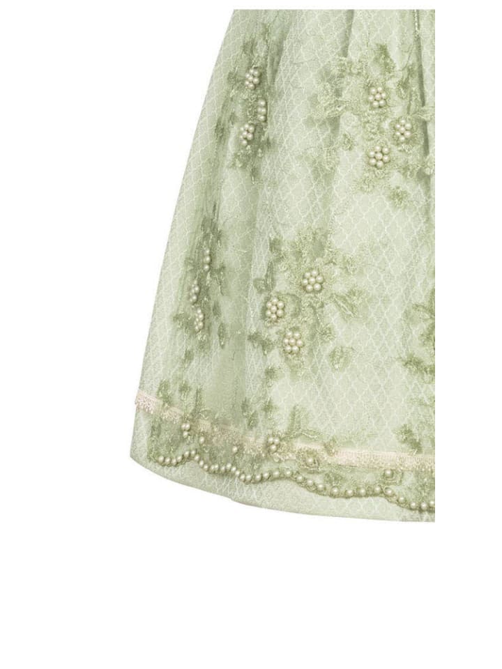 Nübler Mini Dirndl Edina in Grün günstig kaufen