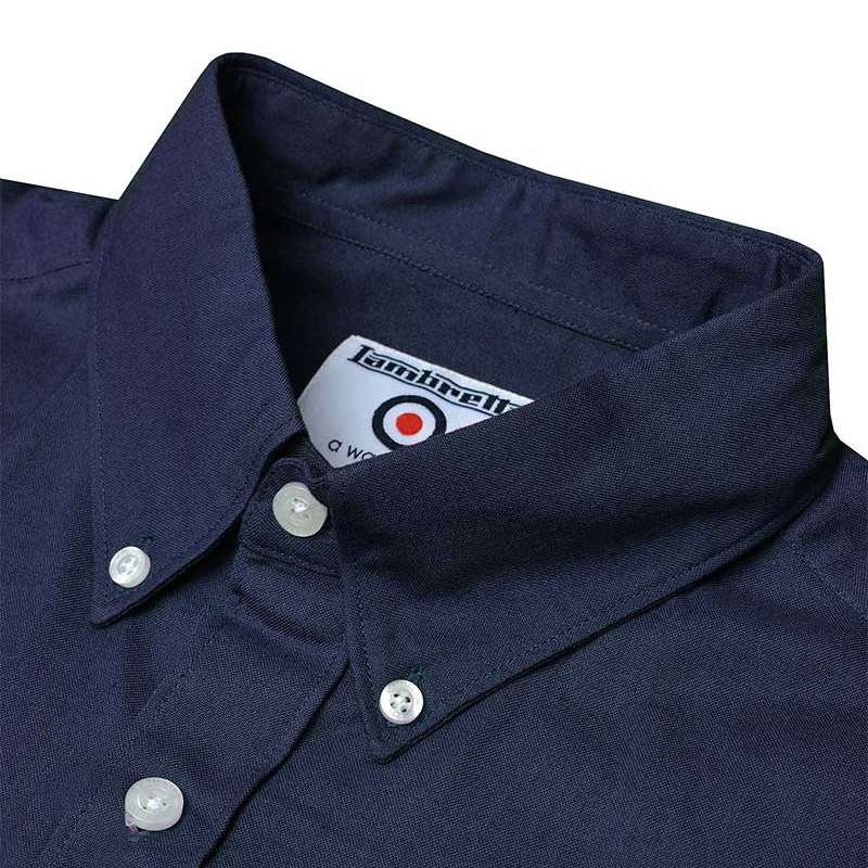 Lambretta Oxford Herren Langarm Hemd RWIS1388