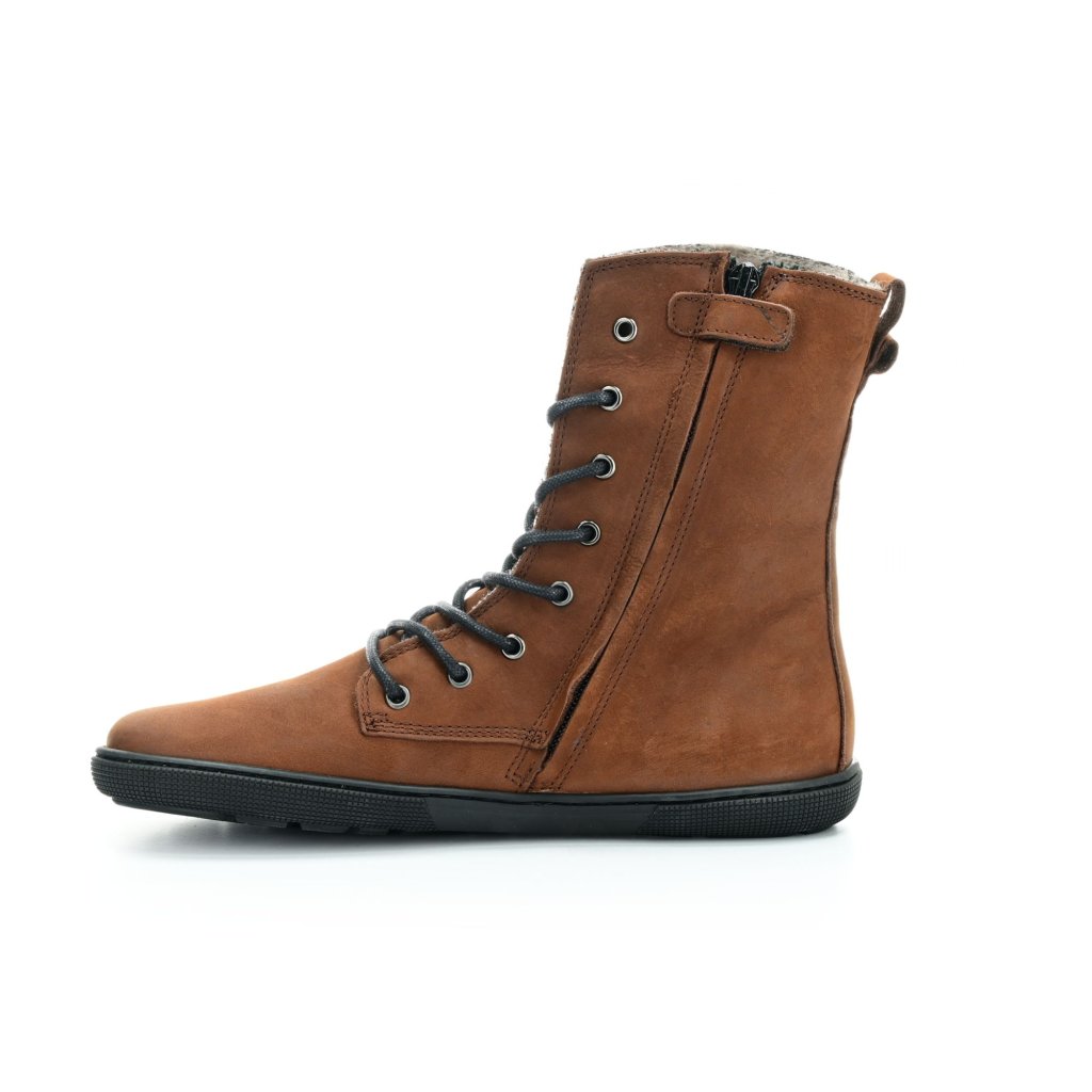 Koel Lady Faro Chocolate Lambswool Winter-Barfußschuhe