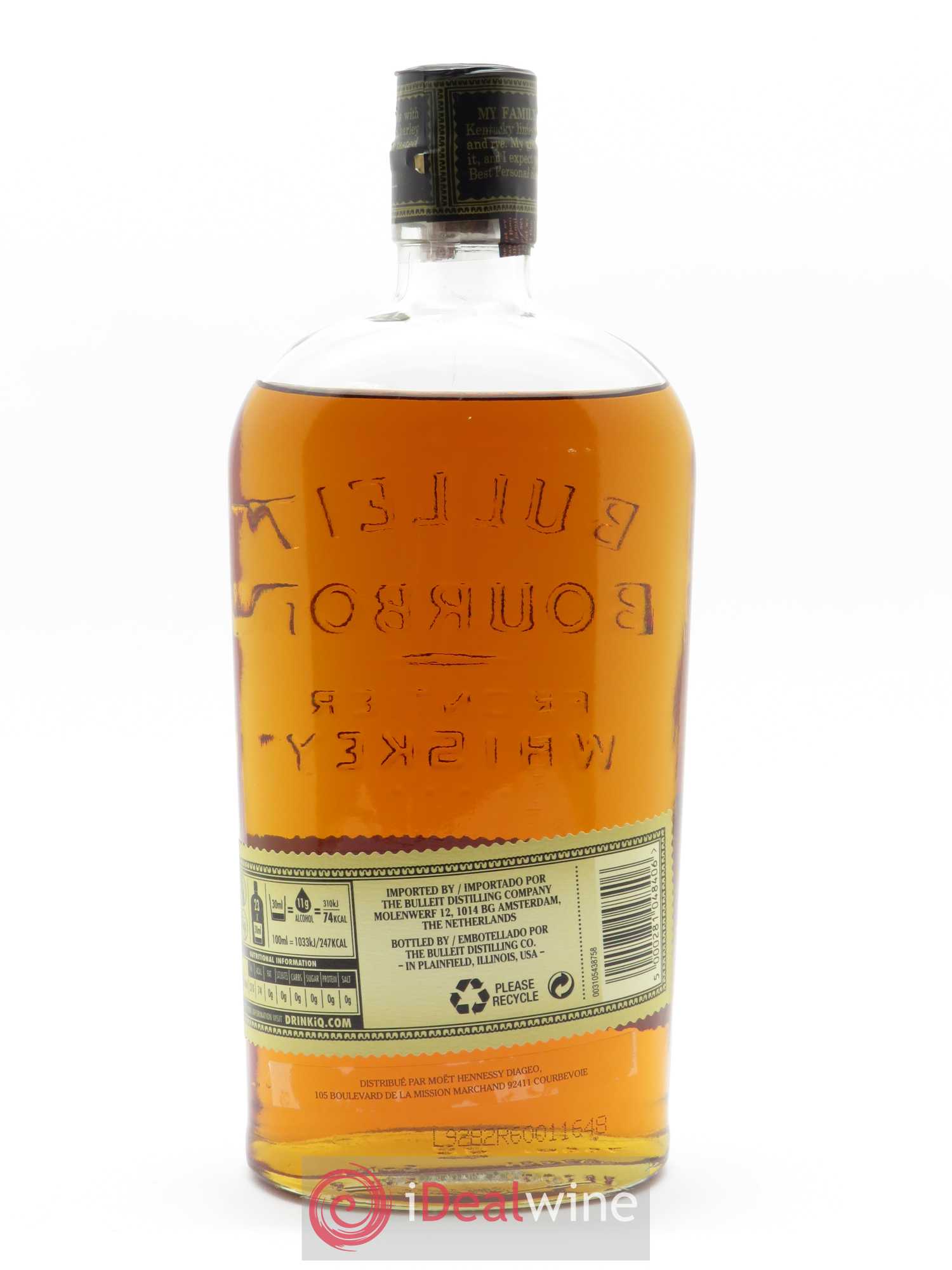 Bulleit 10 years Of (70cl)  - Lot de 1 Bouteille