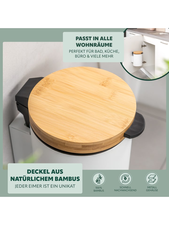 bremermann Wand-Kosmetikeimer 3L Weiß günstig kaufen onesize