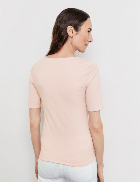Halbarmshirt mit weitem Ausschnitt