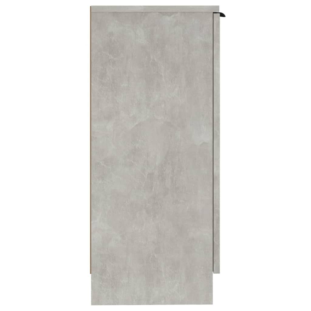 vidaXL Anrichte Sideboards 2 Stk Betongrau 30x30x70 cm Holzwerkstoff
