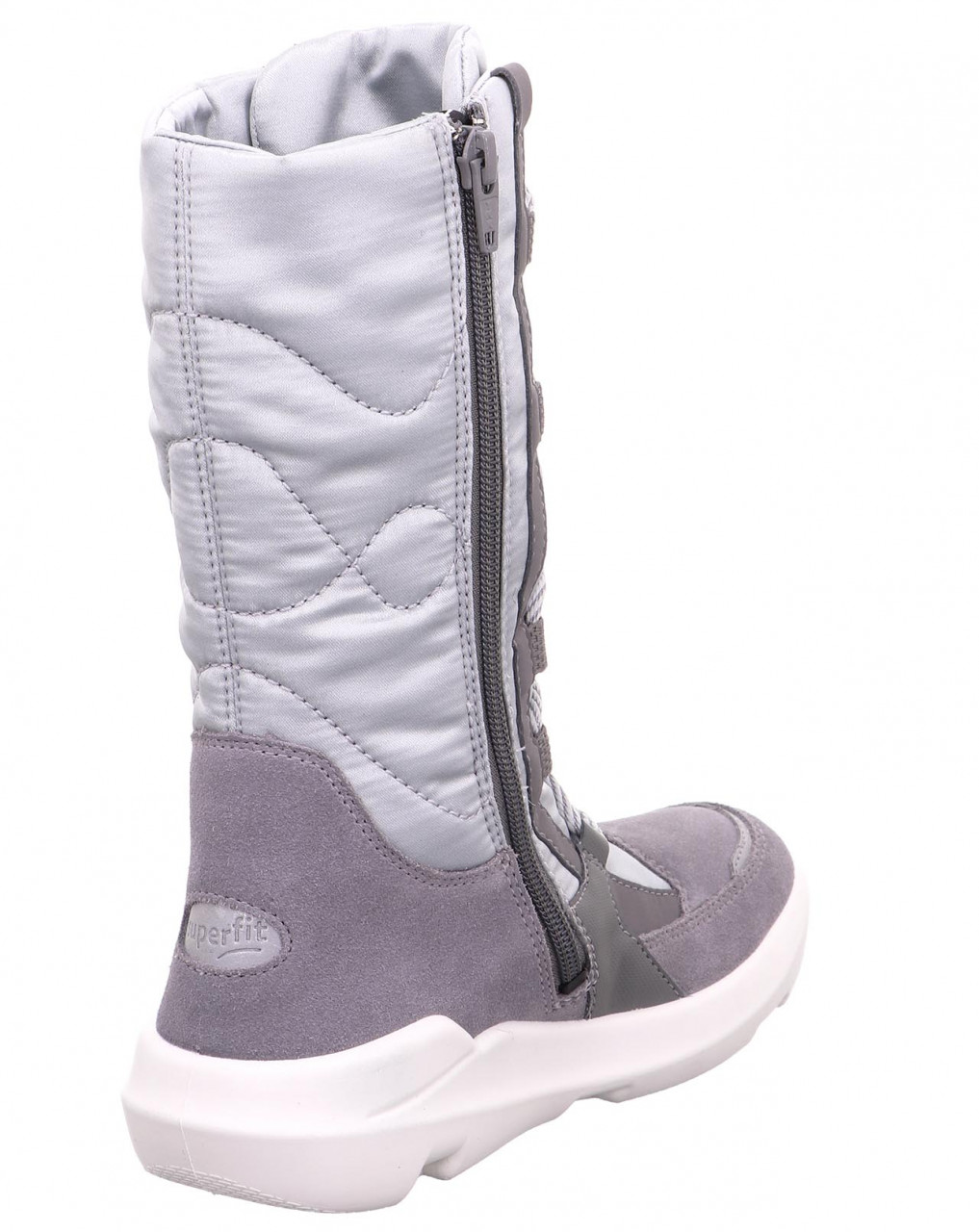 TWILIGHT - Grau Stiefel mit Reißverschluss