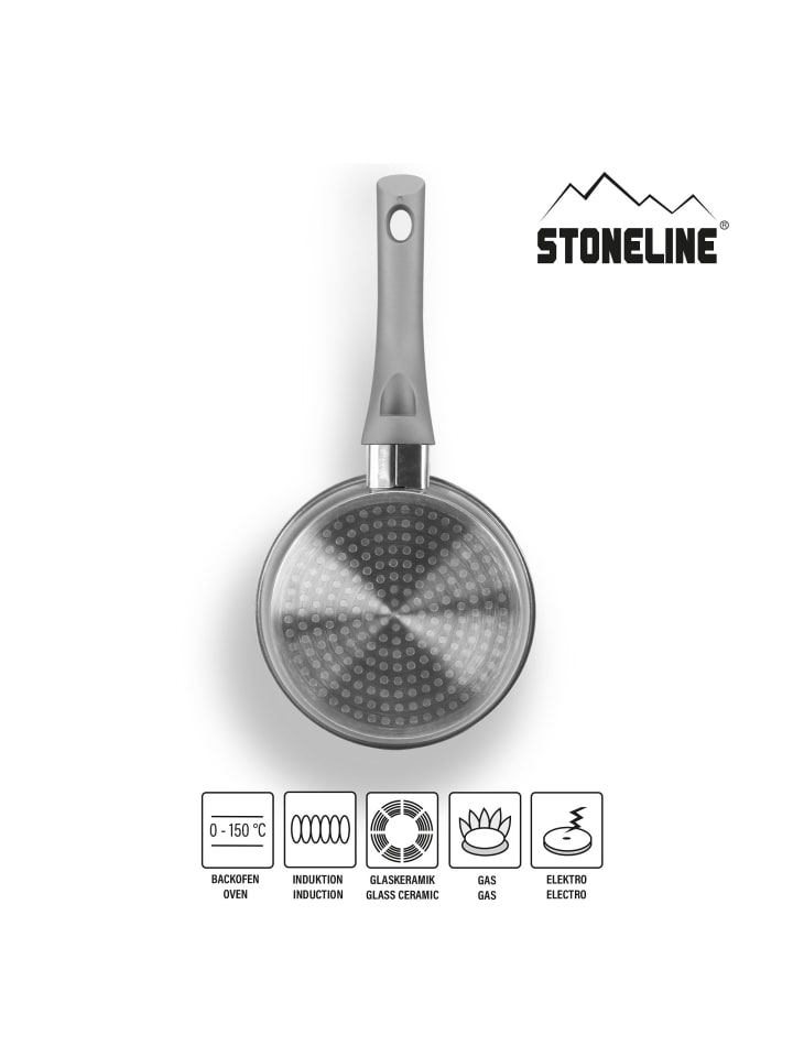 Stoneline Bratpfanne | ohne Deckel in Grau günstig kaufen