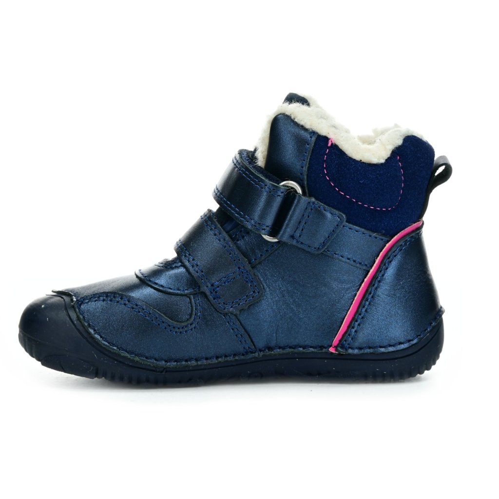 D.D.Step W073-42814B Royal Blue Winterbarfußschuhe