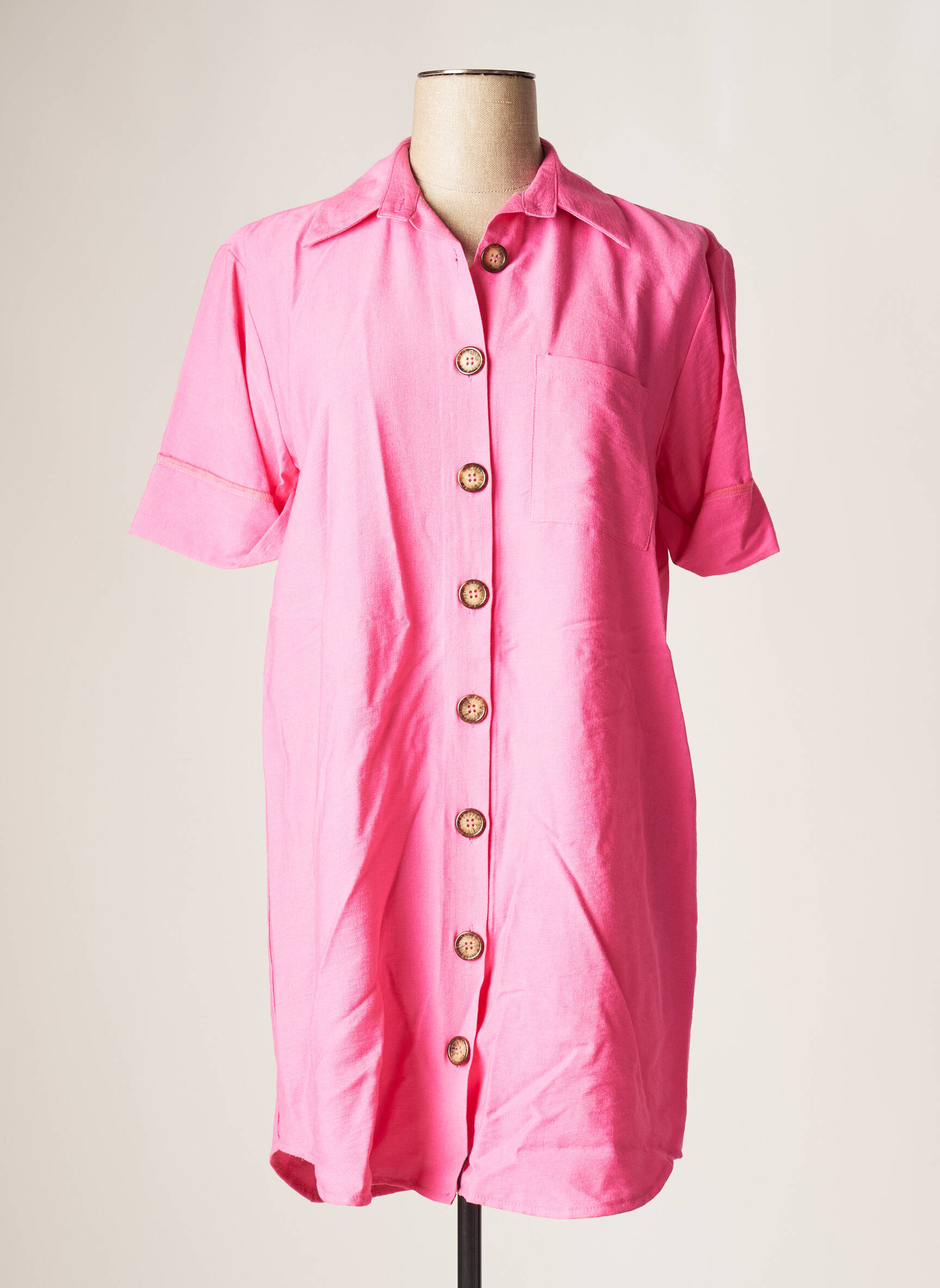 Bobbie Bob Tuniquemanchecourte Femme couleur rose