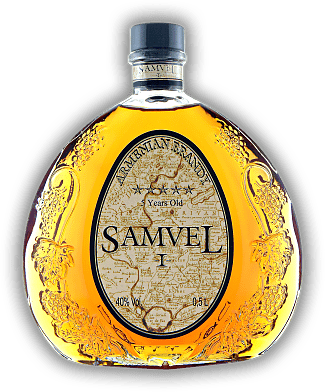 Samvel I Caraffa Samvel I Caraffa Samvel I in der formschönen Karaffe. Alter 5 J. - 0,5	 Liter - Vol 40%