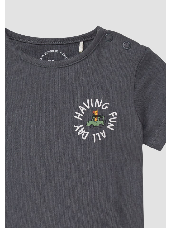s.Oliver T-Shirt kurzarm in Grau günstig kaufen