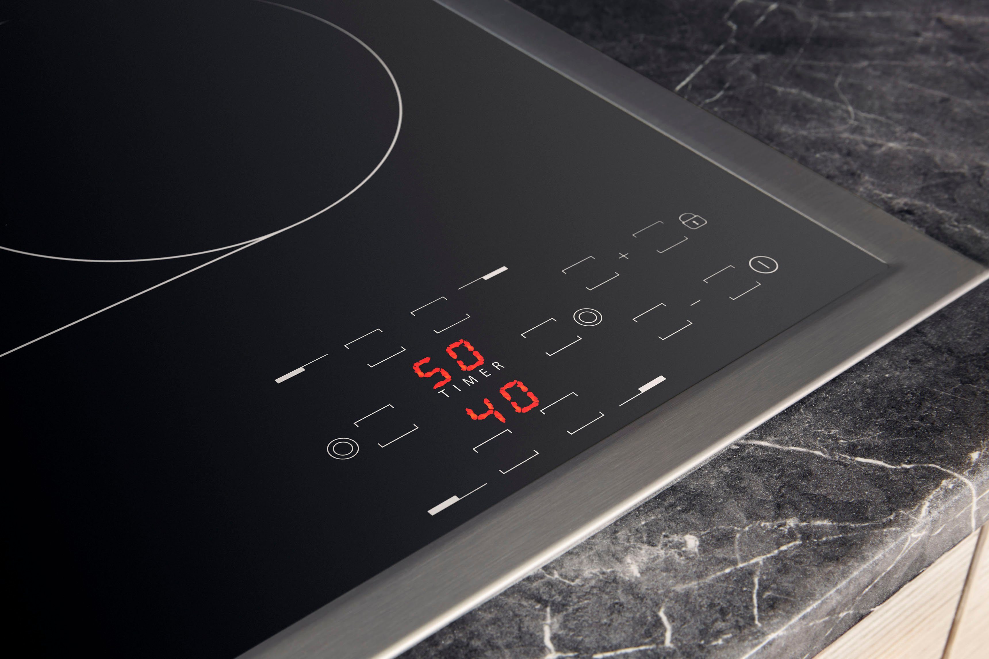 BAUKNECHT Backofen-Set BAKO4 HR6 BLACK, mit 2-fach-Teleskopauszug, Hydrolyse