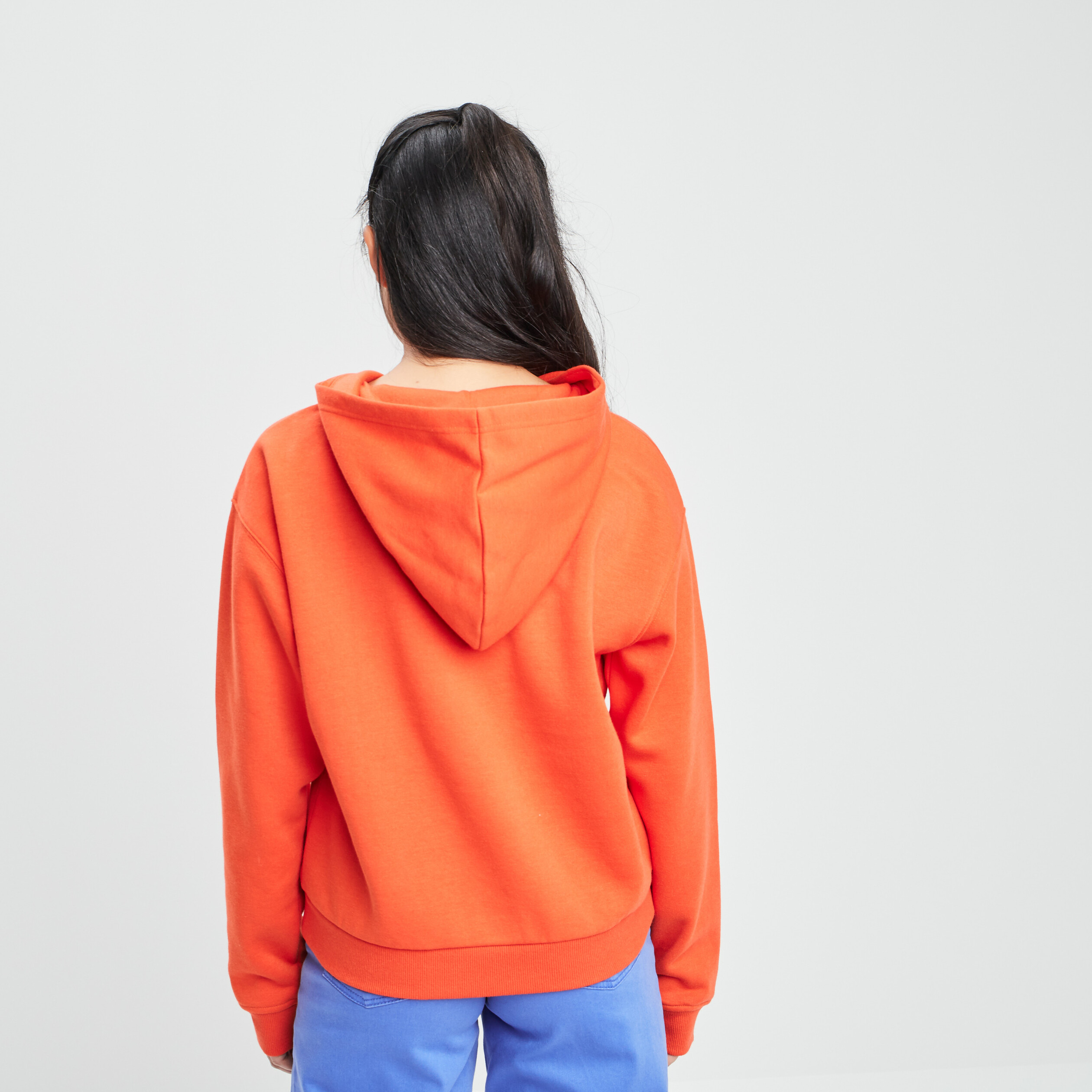 Sweat à capuche hoodie Creeks rouge femme | La Halle