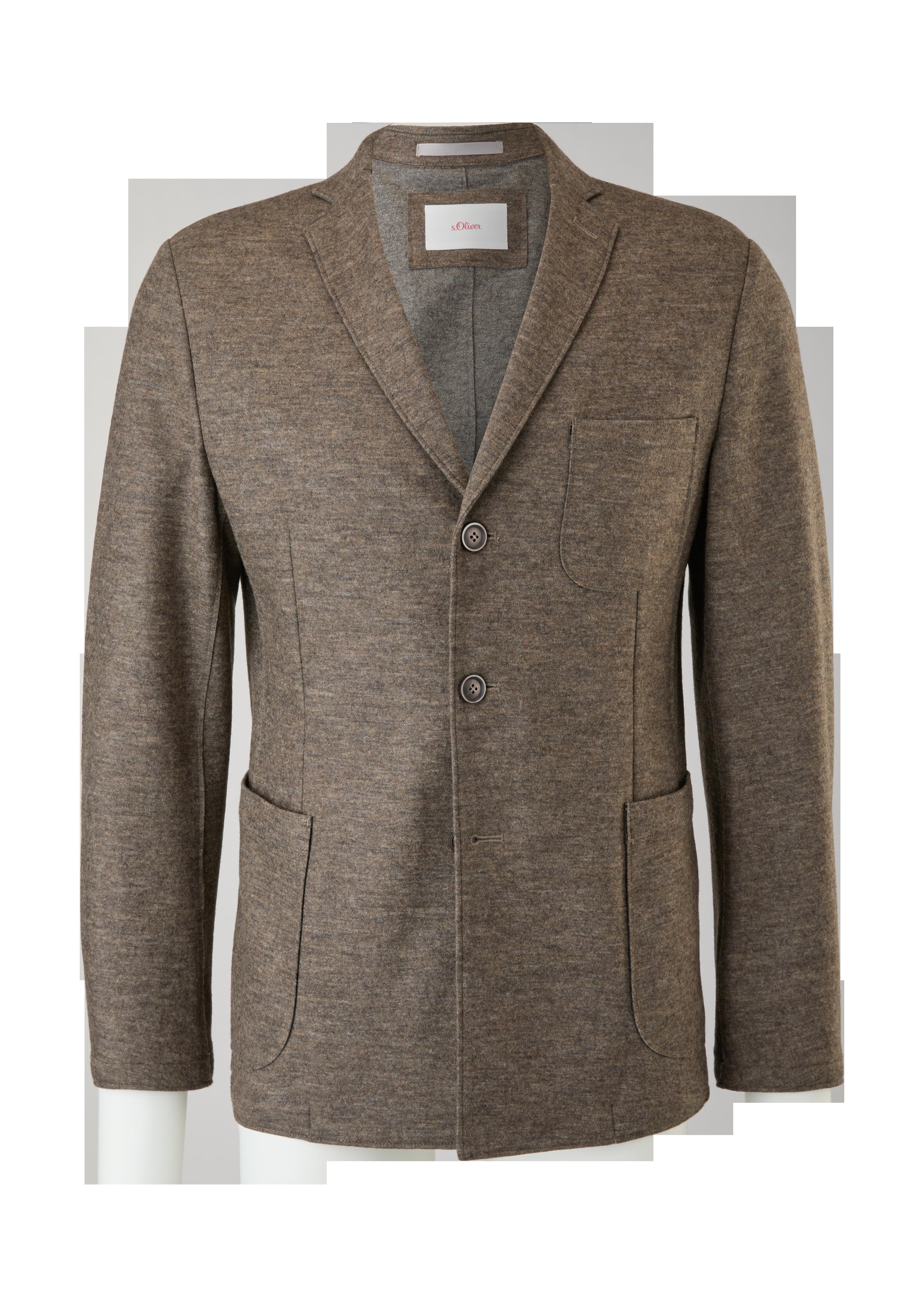 Slim: meliertes Sakko  2120647-88W2