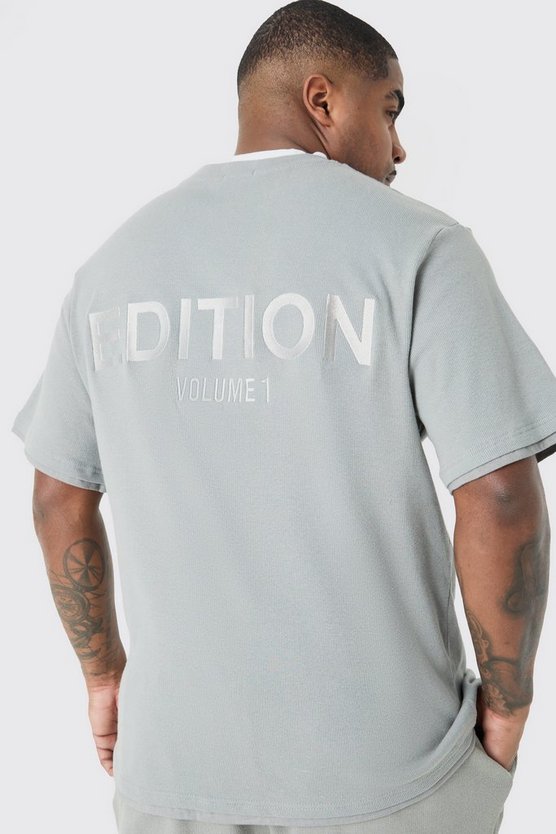 Plus geripptes Edition T-Shirt