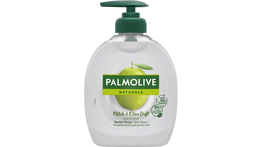 Palmolive Seife Naturals Olive & Milch - flüssige Handseife zur sanften Reinigung der Hände 300 ml