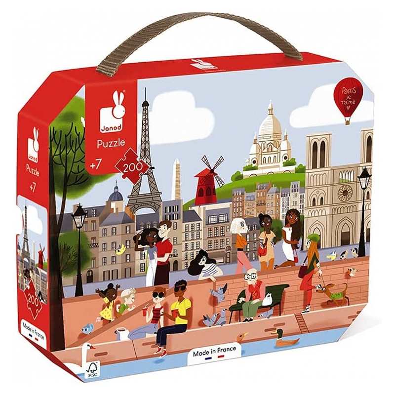 Puzzle vue de Paris 200 pièces