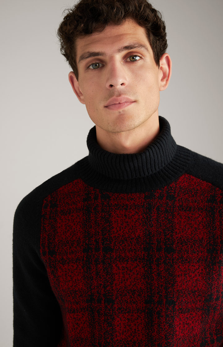 Pullover Kilio in Schwarz/Rot