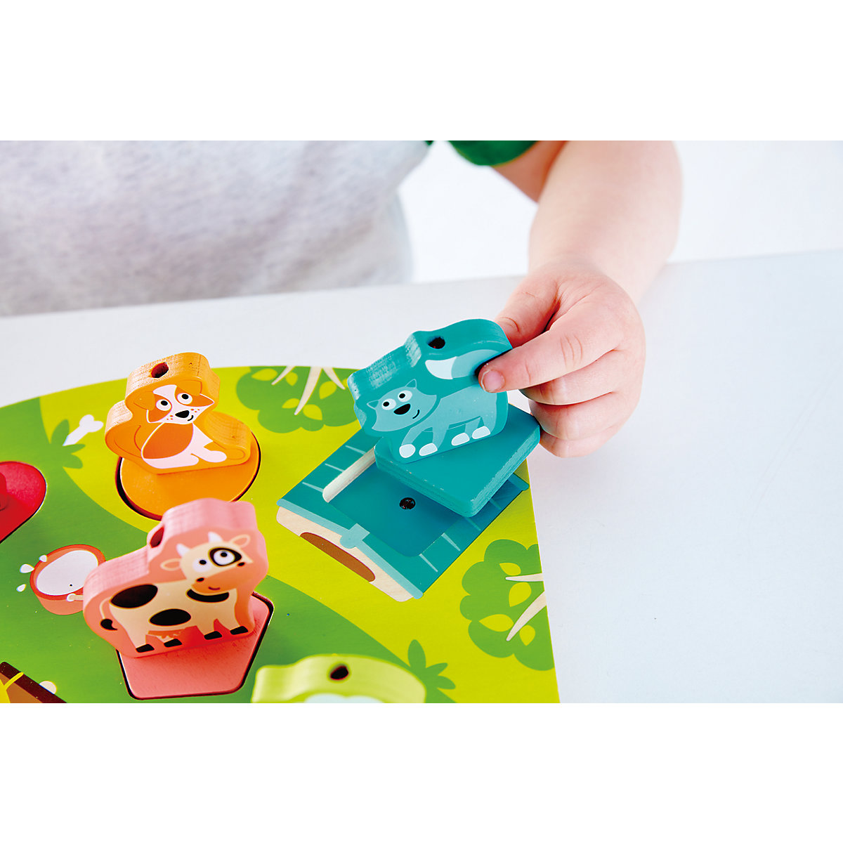Bauernhof-Geräusche-Puzzle