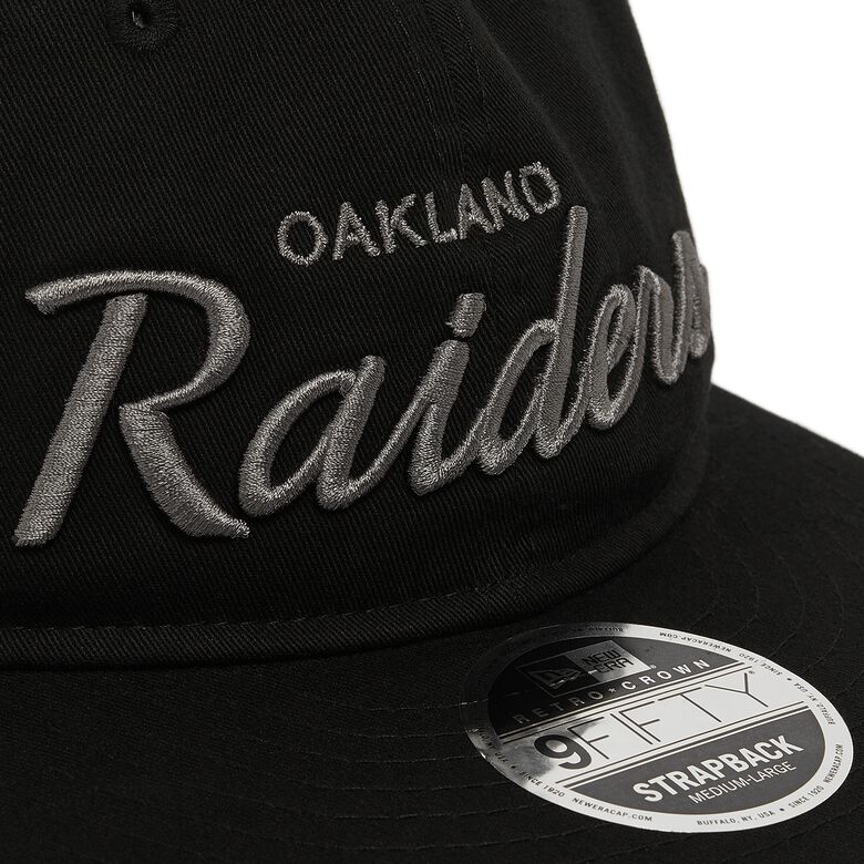 New Era NFL Retro 9Fifty® Retro Crown Las Vegas Raiders blk