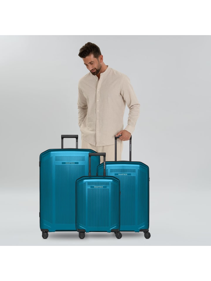 Smartbox Edition 02 4 Rollen Kofferset 3-teilig in ocean blue metallic günstig kaufen onesize