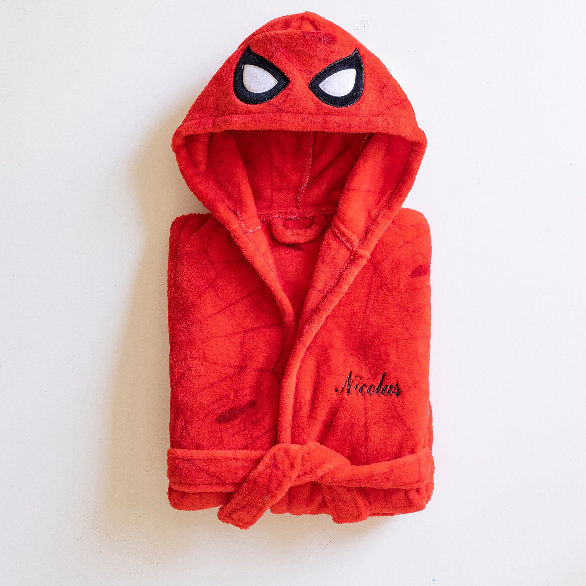 Robe de chambre enfant capuche Spider-Man personnalisable