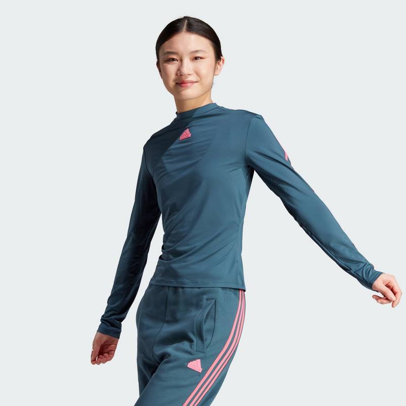 adidas Future Icons 3-Streifen Longsleeve Sweatshirt Damen