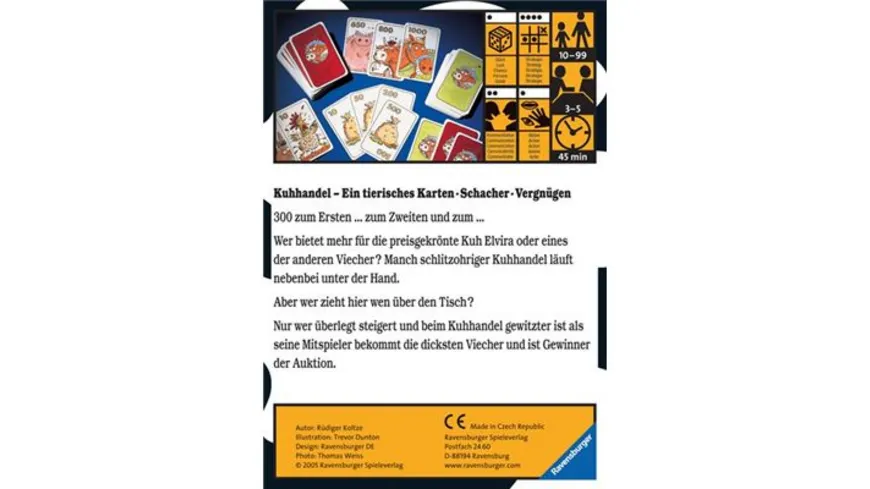 Ravensburger Spiel - Kuhhandel