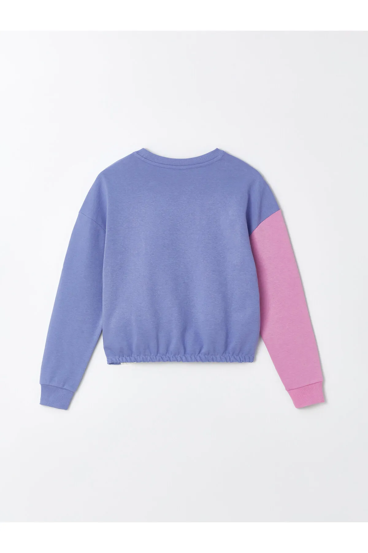 LC Waikiki  Langarm-Sweatshirt mit Rundhalsausschnitt und Farbblock für Mädchen