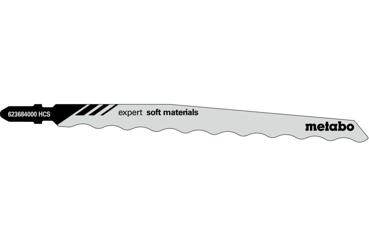 Metabo Zubehör 623684000 Stichsägeblatt (3 Stück) HCS