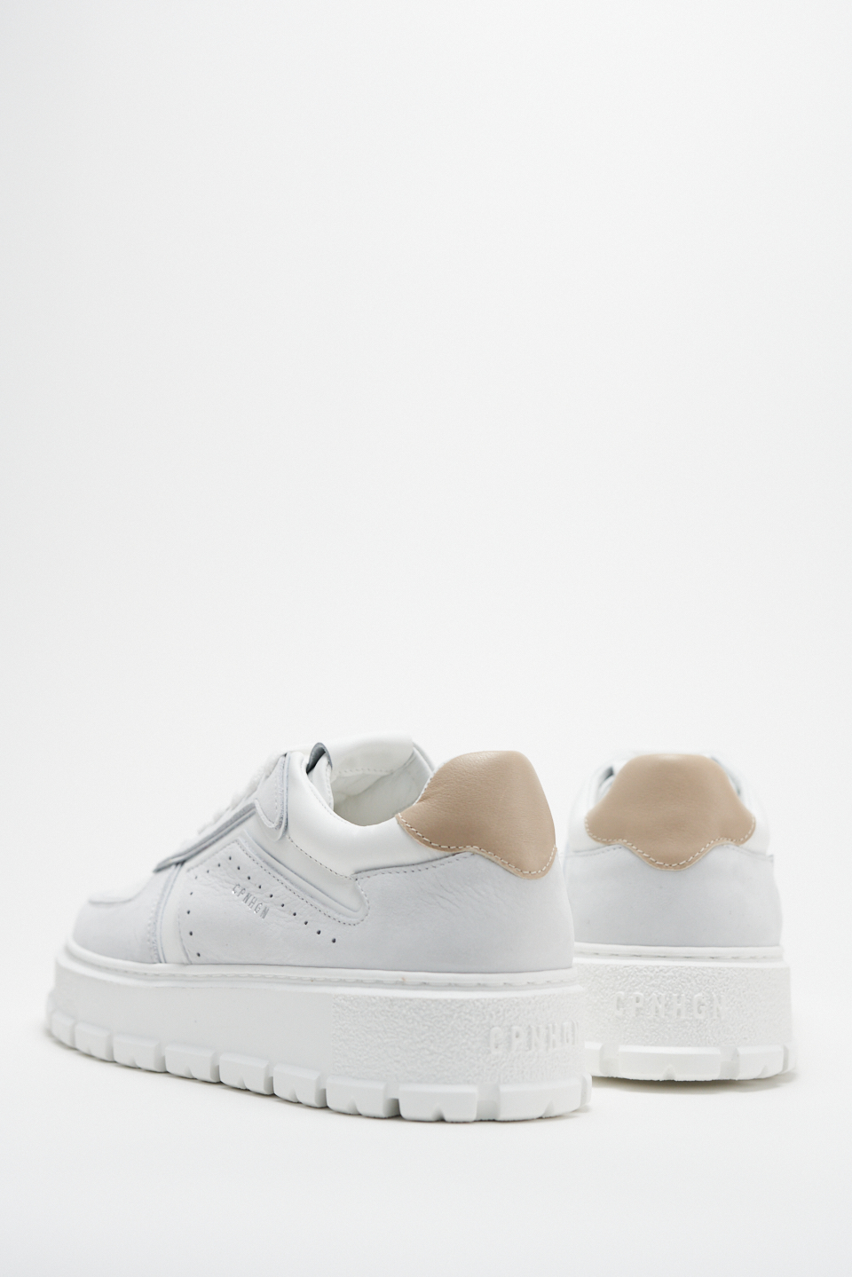 CPH332 leather mix white/nature