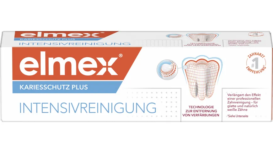 elmex Intensivreinigung Spezialzahnpasta gegen Zahnverfärbung 50 ml