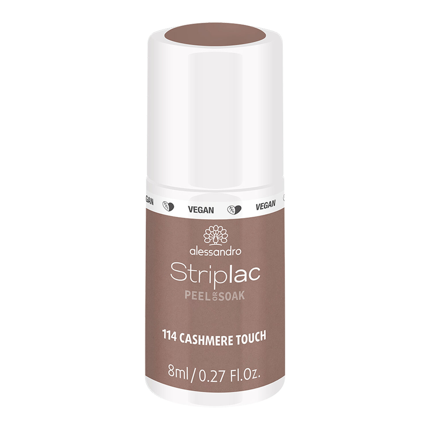 Alessandro Striplac Peel or Soak Vernis Semi-permanent - 114 Cashmere Touch