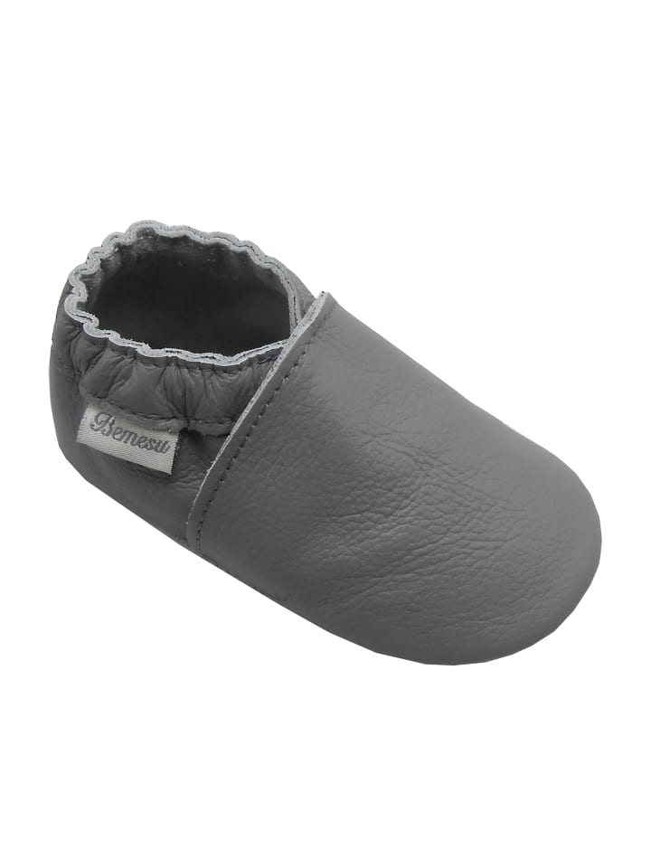 Yalion Baby Krabbelschuhe in Einfarbig Grau günstig kaufen