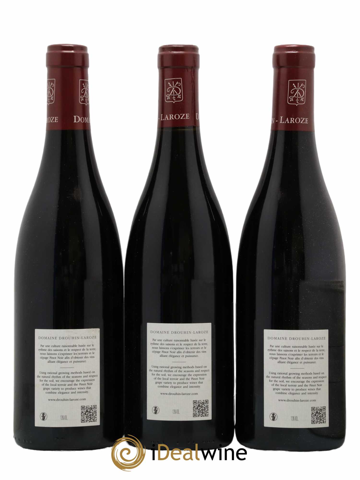 Chambertin Clos de Bèze Grand Cru Domaine Drouhin-Laroze  2017 - Lot de 3 Bouteilles