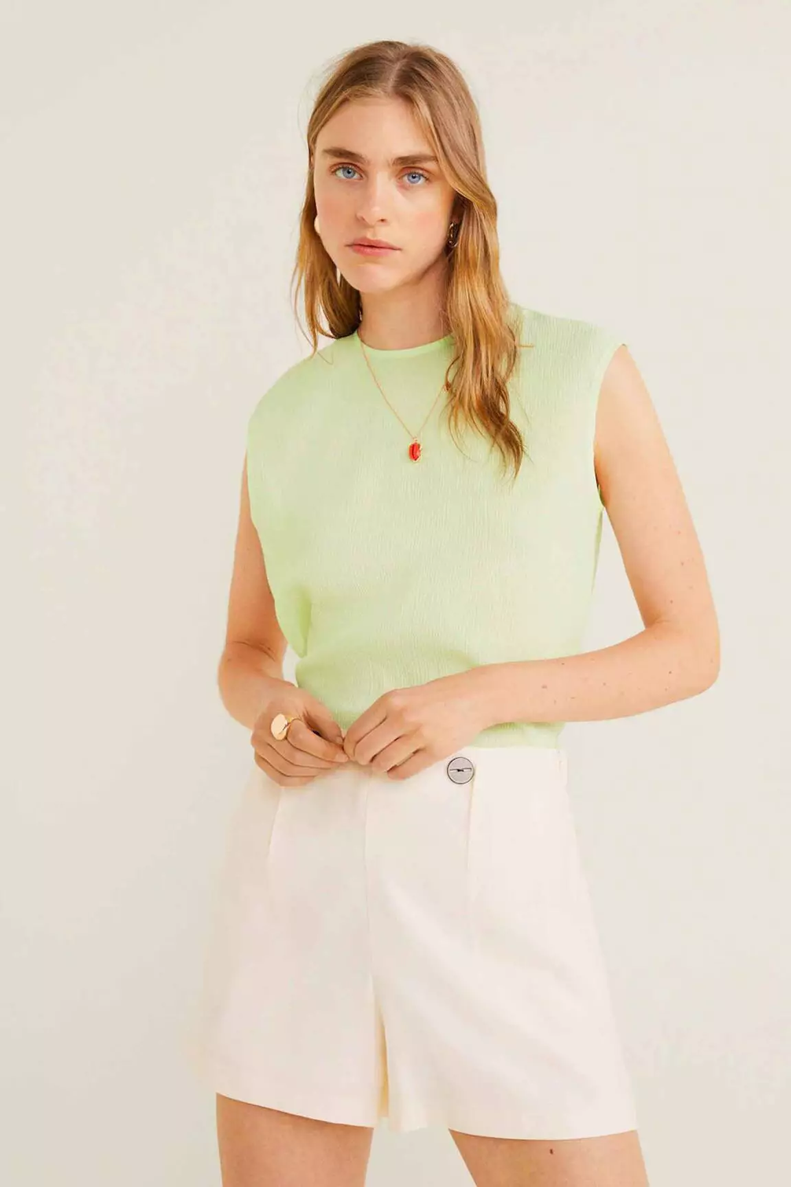 Mango Blouses Femme couleur vert