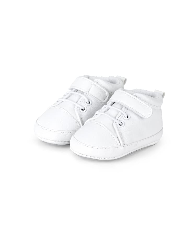 Sterntaler Baby Schuhe uni in weiß günstig kaufen