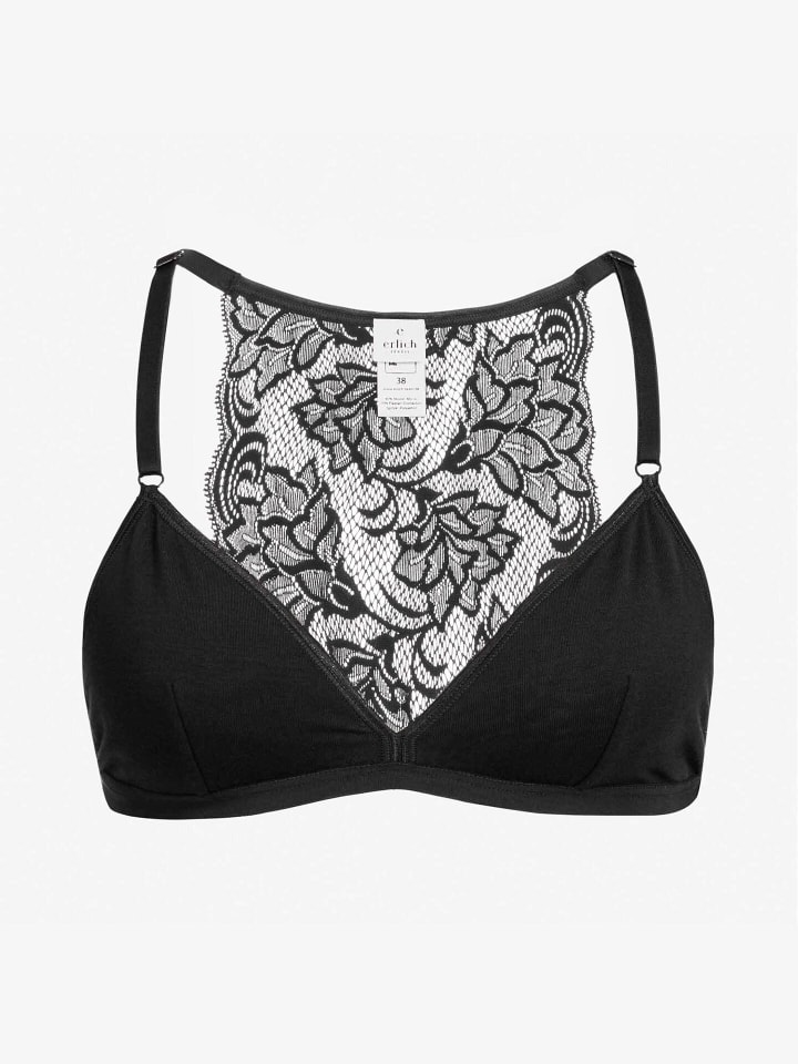 Erlich Textil  Soft-BH MATHILDA in schwarz günstig kaufen